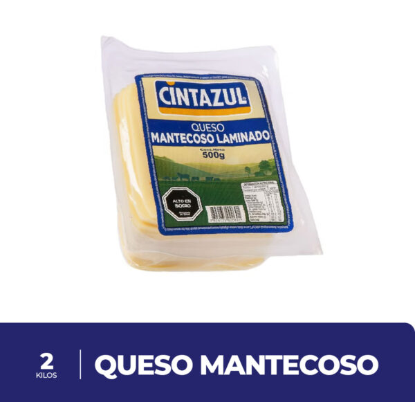 Queso Mantecoso Laminado 500gr